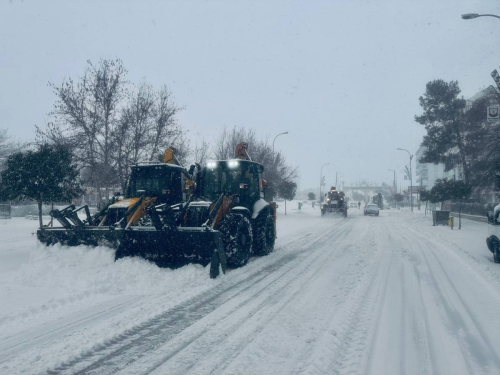 Hilvan Belediyesi Karla Mücadelede Tam Kadro Sahada