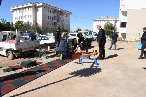 Hilvan Belediyesi’nden Yurttaşlara Daha Güvenli Parklar