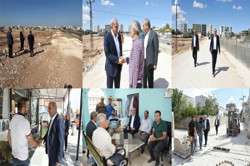 EŞBAŞKAN SERHAN PAYDAŞ, YOL VE ÇEVRE DÜZENLEME ÇALIŞMALARINI YERİNDE İNCELEDİ